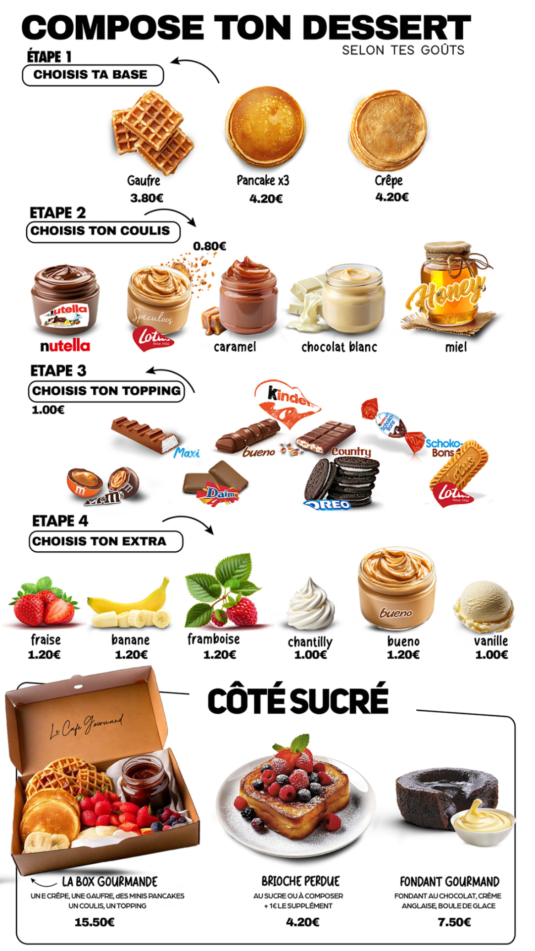Compose ton dessert & Côté Sucré